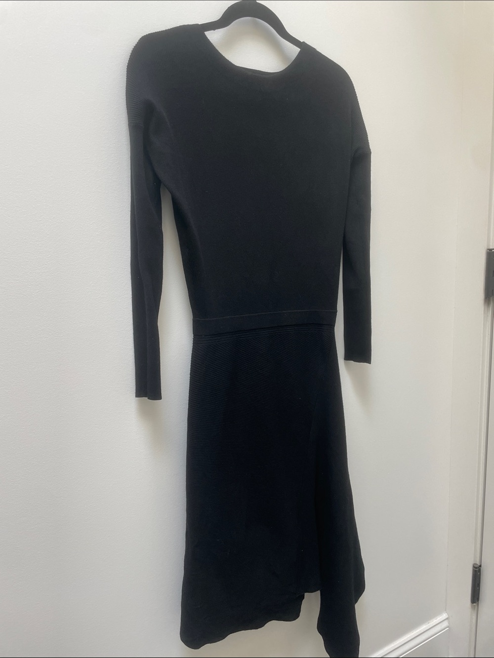 All Saints Suke Rib Knit Sweater Dress Black Size Small - Picture 4 of 8